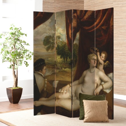 Venere e il Suonatore di liuto Παραβάν