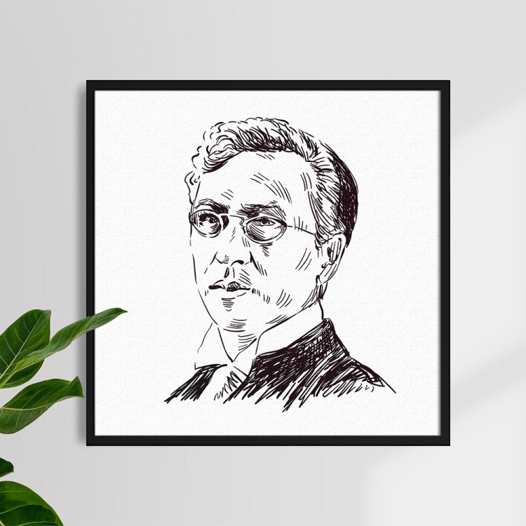 Πίνακας σε Καμβά Sketch portrait II