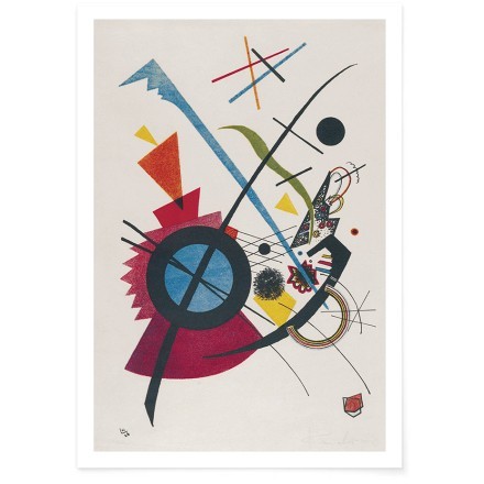 Violett Lithograph in red, yellow, blue and black Πόστερ