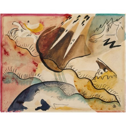 Landschaft mit Regen