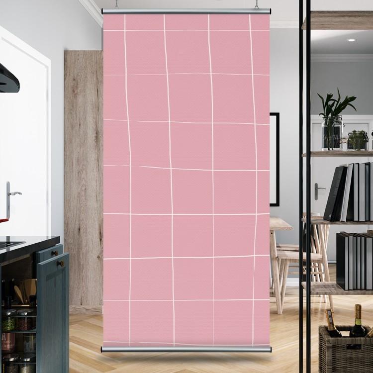 Διαχωριστικό Panel Ροζ πλακάκια
