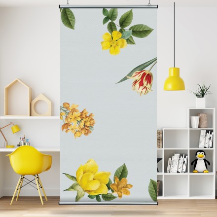 Κίτρινα λουλούδια Διαχωριστικό Panel