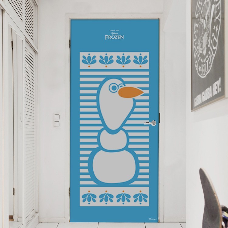 Αυτοκόλλητο Πόρτας Olaf, Frozen!!!