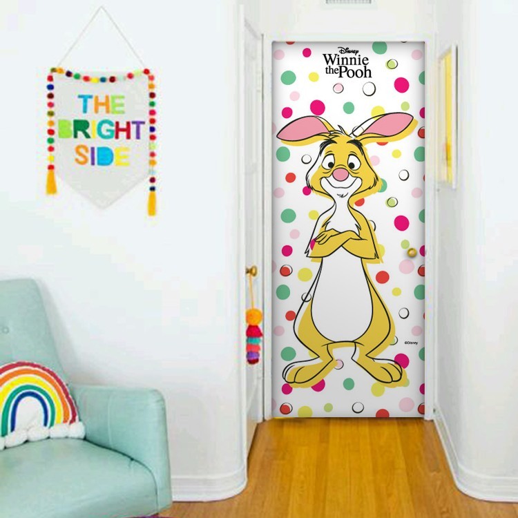 Αυτοκόλλητο Πόρτας Polka dots, Rabbit, Winnie the Pooh