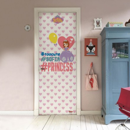 Too cute princess Sofia Αυτοκόλλητο Πόρτας