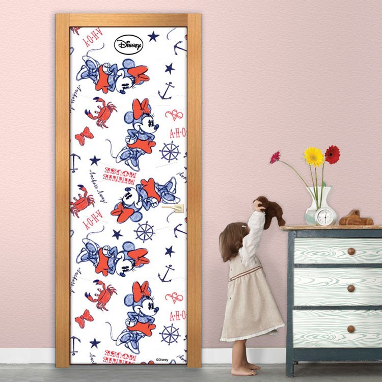 Αυτοκόλλητο Πόρτας Minnie Mouse Ahoy