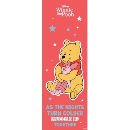 As the nights turn colored snuggle up together, Winnie the Pooh