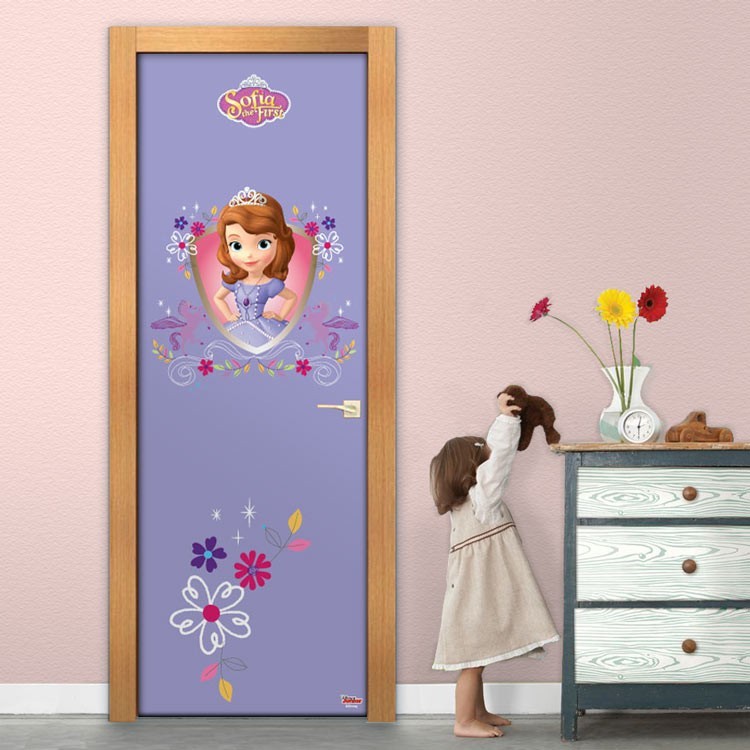 Αυτοκόλλητο Πόρτας Η όμορφη Πριγκίπισσα Σοφία