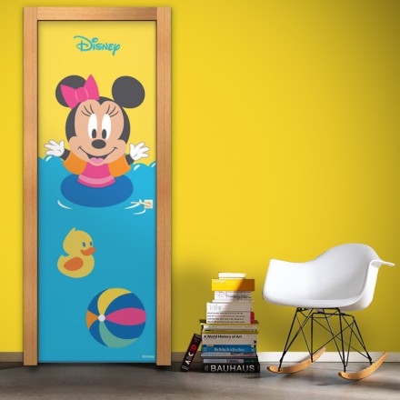 Baby Minnie Mouse Αυτοκόλλητο Πόρτας