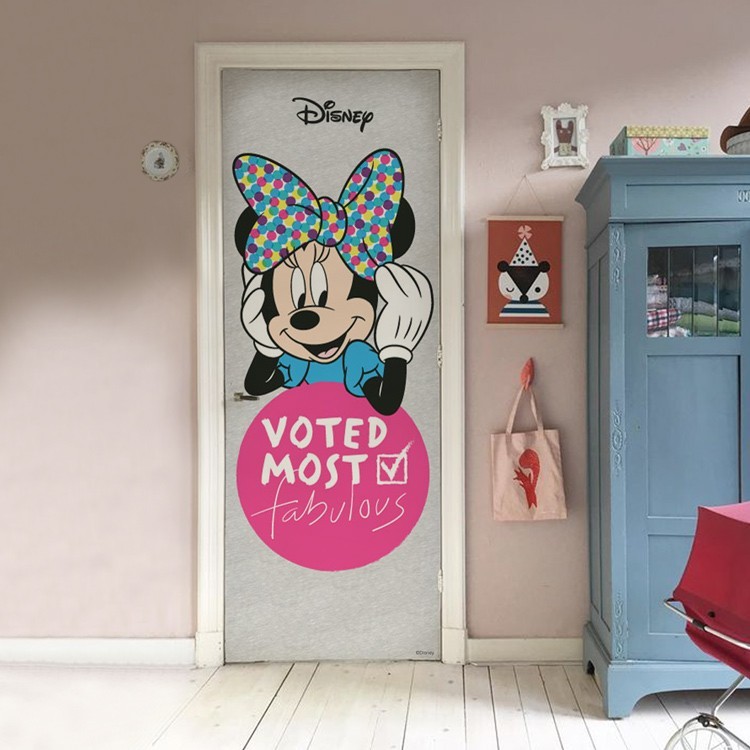 Αυτοκόλλητο Πόρτας Fabulous, Minnie Mouse