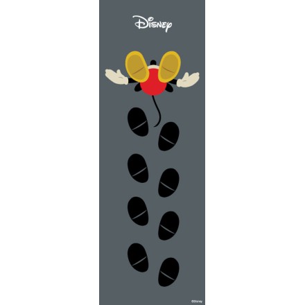 Mickey's footsteps