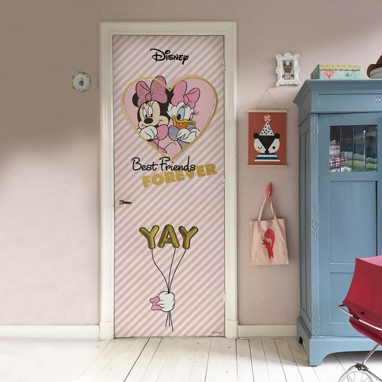 Αυτοκόλλητο Πόρτας Minnie Mouse & Daisy Duck, οι καλύτερες φίλες