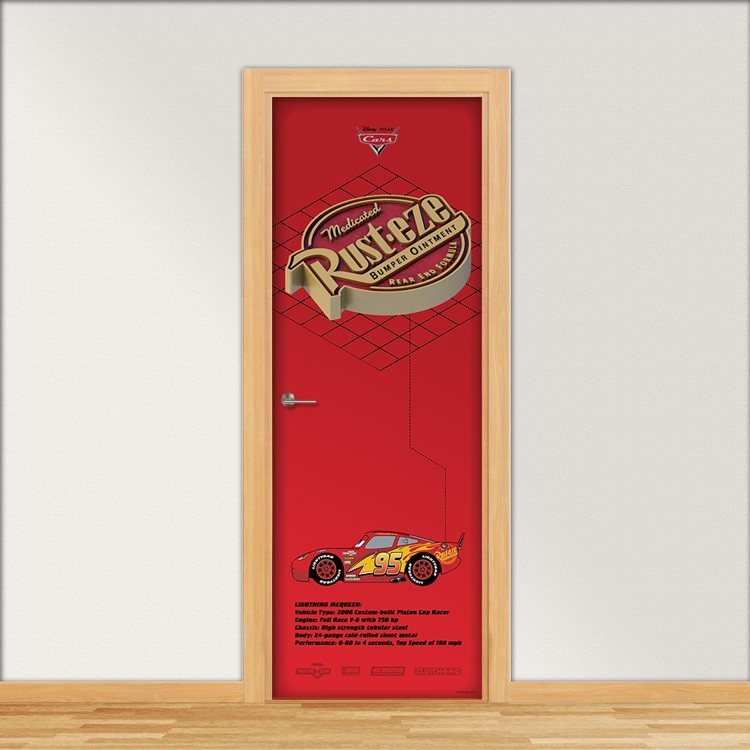 Αυτοκόλλητο Πόρτας Rust-eze , Cars