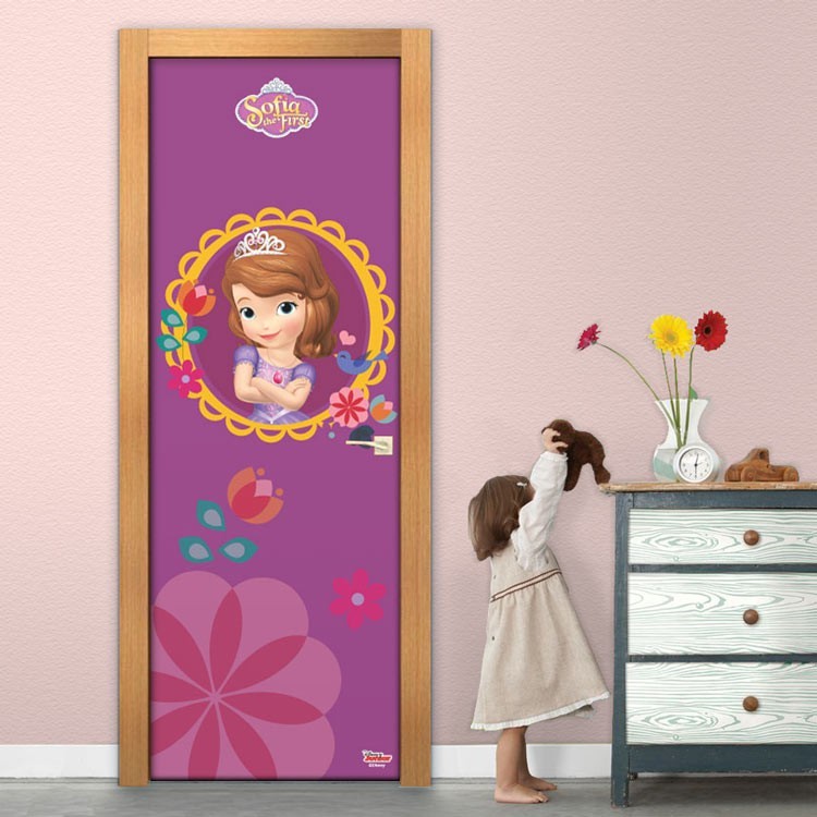 Αυτοκόλλητο Πόρτας Η όμορφη Πριγκίπισσα Σοφία