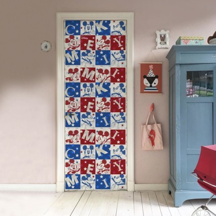 Mickey's Motif Αυτοκόλλητο Πόρτας