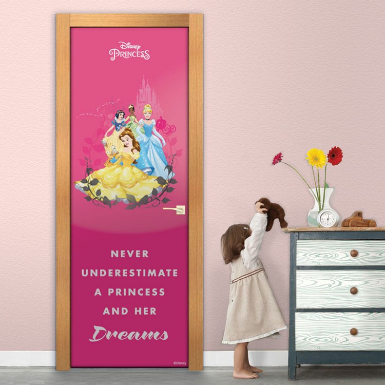 Αυτοκόλλητο Πόρτας Dreams, Princess