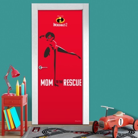 Mom to the rescue! Αυτοκόλλητο Πόρτας