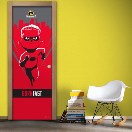 Born Fast, The Incredibles! Αυτοκόλλητο Πόρτας