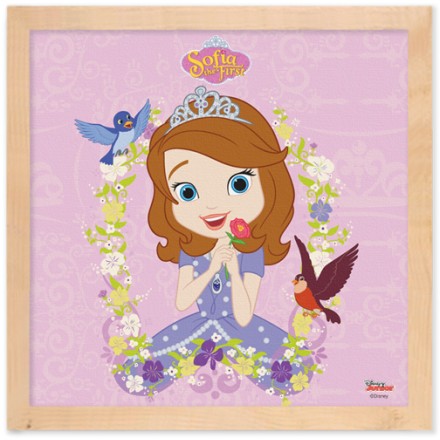 Η Sofia the First τριγυρισμένη με πουλάκια !
