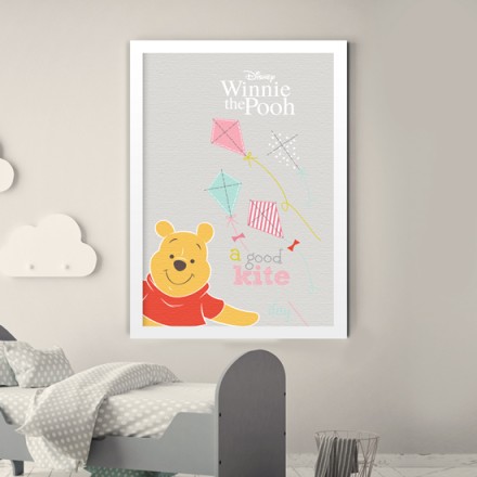 Ένας χαριτωμένος χαρταετός του Winnie the Pooh! Πίνακας σε Καμβά