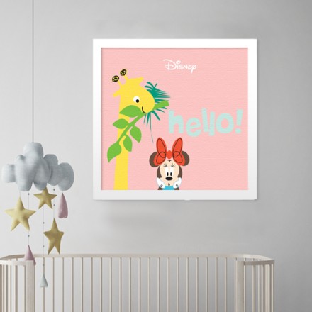 Hello Minnie!! Πίνακας σε Καμβά