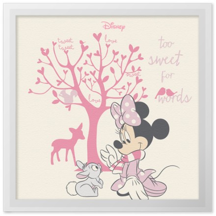 Minnie Mouse happy