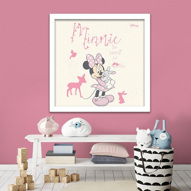 Πίνακας σε Καμβά Too sweet for words, Minnie Mouse!