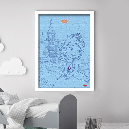 Sweet princess Sofia !!! Πίνακας σε Καμβά