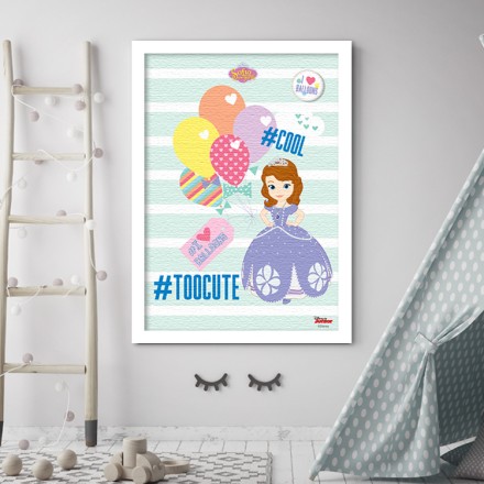 Too cute Sofia the First Πίνακας σε Καμβά
