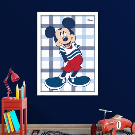 Ο χαρούμενος Mickey Mouse! Πίνακας σε Καμβά