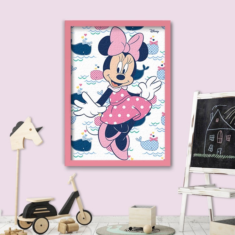 Πίνακας σε Καμβά Χαριτωμένη Minnie Mouse