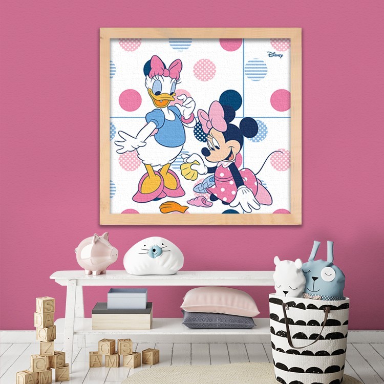Πίνακας σε Καμβά Minnie Mouse and Daisy Duck!