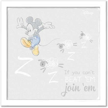If you can't beat them, join them, Mickey Mouse!