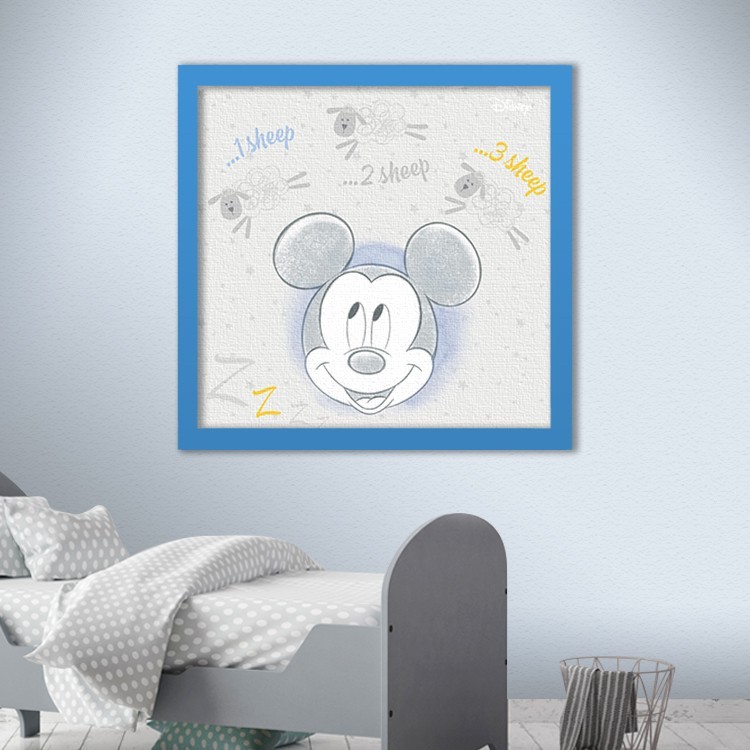 Πίνακας σε Καμβά 1 sheep, 2 sheep, 3 sheep, Mickey Mouse!