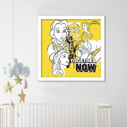 We are together now, Princess Belle! Πίνακας σε Καμβά