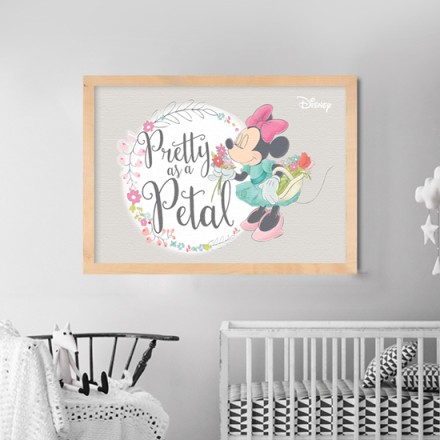 Pretty as a petal, Minnie Mouse Πίνακας σε Καμβά
