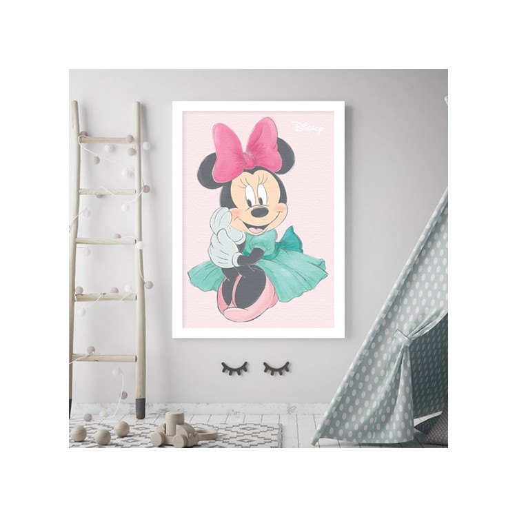 Πίνακας σε Καμβά Cute Minnie Mouse