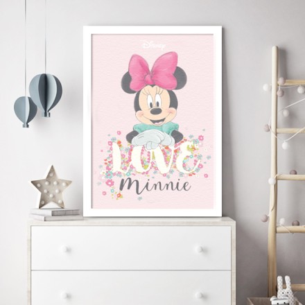 Minnie is smiling!