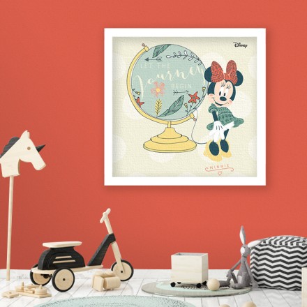 Let the journey begin, Minnie Mouse! Πίνακας σε Καμβά