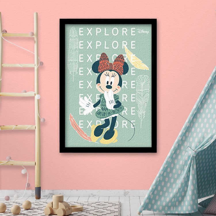 Πίνακας σε Καμβά Explore, Minnie Mouse!