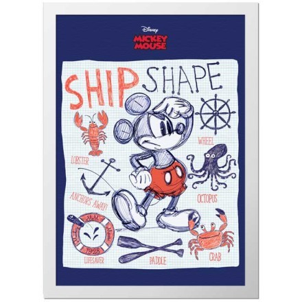 Mickey Mouse, Το σχήμα του καραβιού!