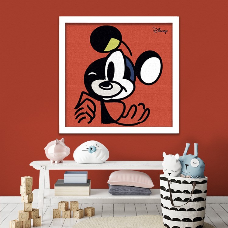 Πίνακας σε Καμβά Αφηρημένος Mickey Mouse!