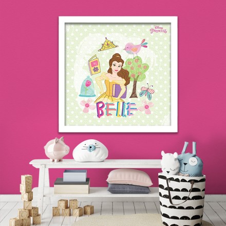 Η Πριγκίπισσα Belle!! Πίνακας σε Καμβά