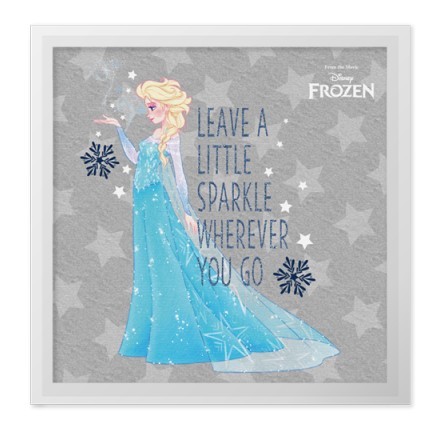 Wherever you go, Elsa Πίνακας σε Καμβά