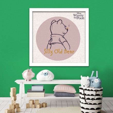 Silly Old Bear, Winnie the Pooh Πίνακας σε Καμβά