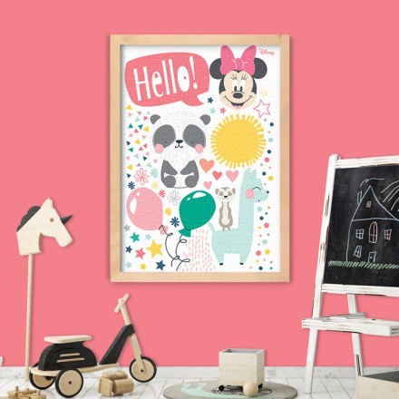 Hello Minnie Mouse!! Πίνακας σε Καμβά