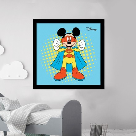 Mickey Mouse Σούπερ Ήρωας Πίνακας σε Καμβά