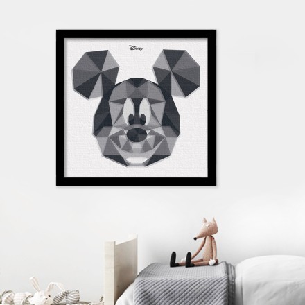 Το πρόσωπο του Mickey Mouse! Πίνακας σε Καμβά