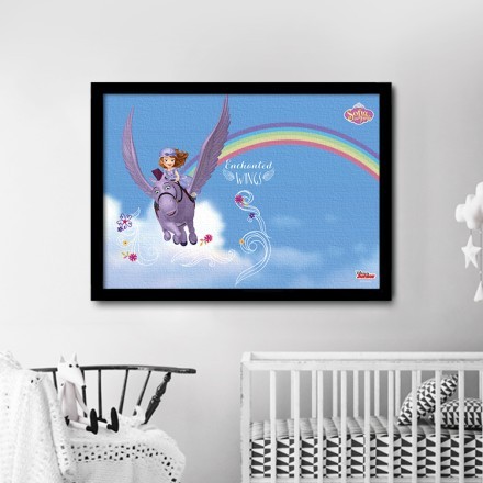 Enchanted wings,Sofia the First! Πίνακας σε Καμβά