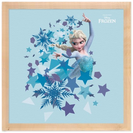 Stars & Elsa , Frozen Πίνακας σε Καμβά